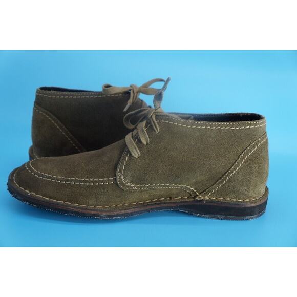 John Varvatos Tan/Beige/Sand Suede Lace Up Size 5 M Desert Chukka Boots main image 4